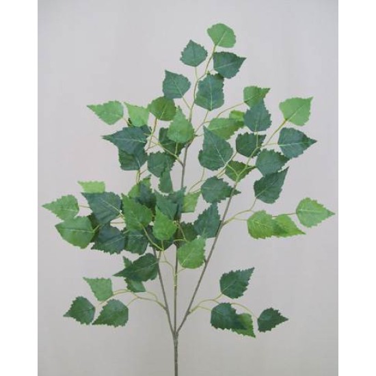 Artificial Birch Leaves Branch Artificial Greenery